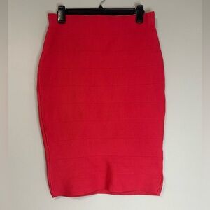 Arabella Pink Women's Pencil Skirt, Size L